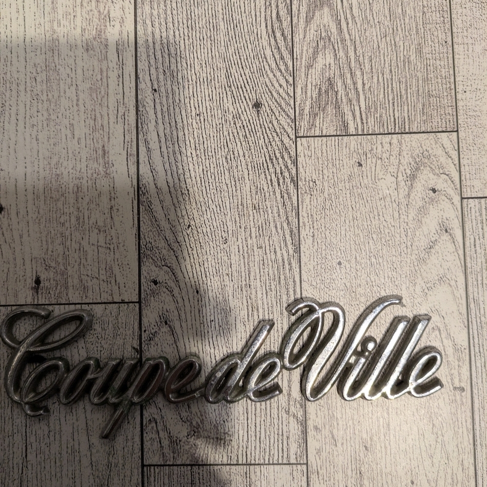 cadillac Coupe de Ville Silver Emblem